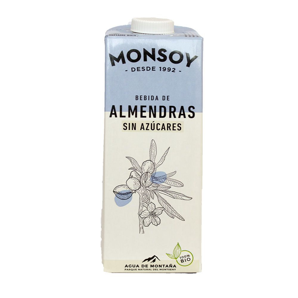 MONSOY ALMENDRAS SIN AZUCAR 1L