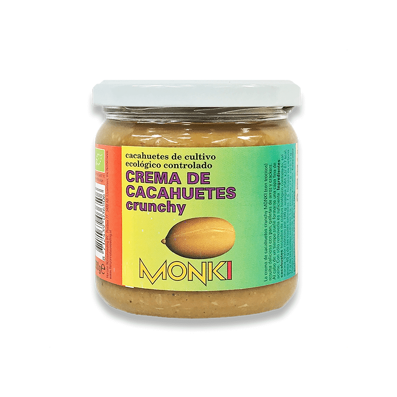 CREMA DE CACAHUETE MONKY 330 G CRUNCHY