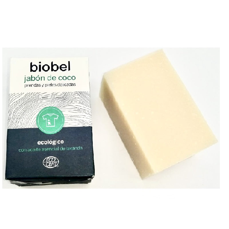 JABON DE MANOS PASTILLA DE COCO BIOBEL ECOLOGICO