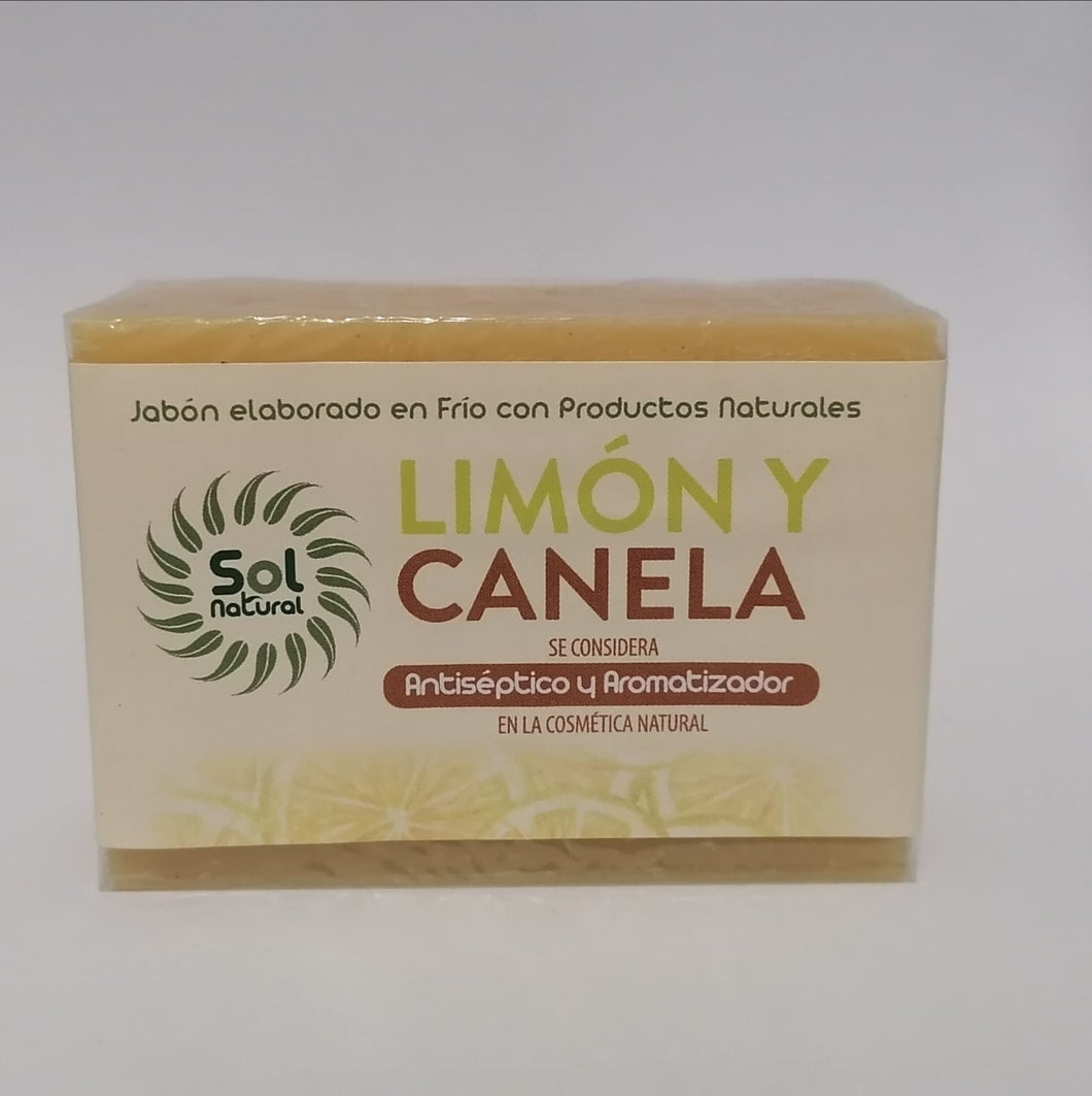 JABON LIMON Y CANELA SOLNATURAL 100GR