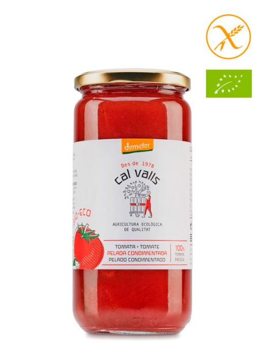 TOMATE PELADO ECO CAL VALLS ECOLOGICO 660 GR